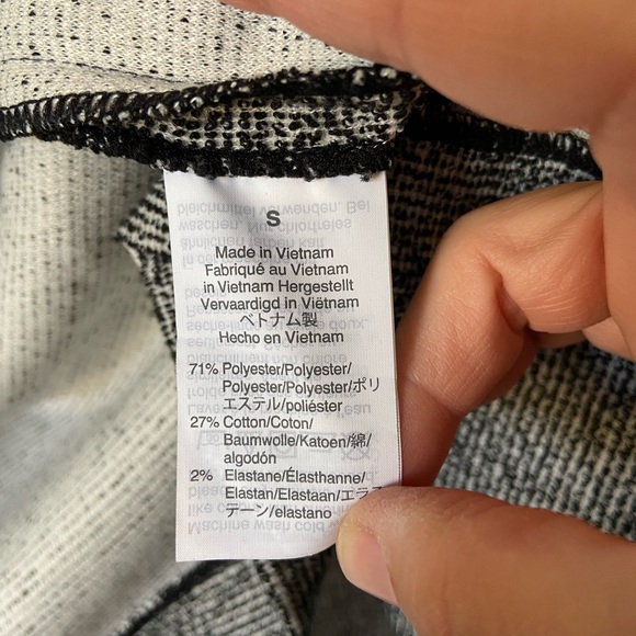 J. Crew 365 Cropped Jacket Open Black Marled Size Small - Picture 4 of 5